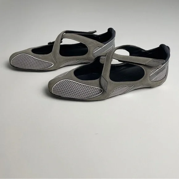 The Attico Floor01 Nomad Ballerina Flat Grey 39 - Picture 12 of 14